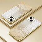 Fashion TPU Deksel Glitter Powder iPhone 15 - Gull thumbnail