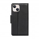 Hanmann Mill Serie Lommebok-deksel for iPhone 13 Mini svart thumbnail