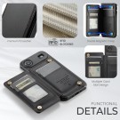 CaseMe Deksel med kortlomme iPhone Air svart thumbnail