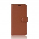 Lommebok deksel for Motorola Moto G8 Plus brun thumbnail