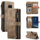 CaseMe retro multifunksjonell Lommebok deksel Galaxy S8 brun thumbnail