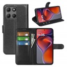 Lommebok deksel for Motorola Moto G15/ G15 Power svart thumbnail