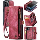 CaseMe 2-i-1 Lommebok deksel iPhone 12 Pro Max rød thumbnail