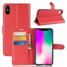 Lommebok deksel for iPhone XR rød thumbnail
