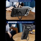 Tech-Flex Hybrid TPU Deksel med Ring Kickstand iPhone 17 Air svart thumbnail