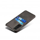 Tech-Flex TPU Deksel med PU-lær plass til kort Galaxy S21 FE 5G svart thumbnail