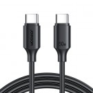 JOYROOM USB-C til USB-C 60W Ladekabel 1m - Svart thumbnail