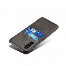 Tech-Flex TPU Deksel med PU-lær plass til kort Samsung Galaxy A13 5G/A04s svart thumbnail