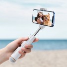Baseus Mini Bluetooth Sammenleggbar Selfiestang hvit thumbnail