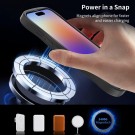Tech-Flex Wavy Deksel iPhone 17 MagSafe - Svart thumbnail