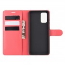Lommebok deksel for Samsung Galaxy S20 5G rød thumbnail