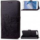 Lommebok deksel for Asus ZenFone 4 Pro (ZS551KL) svart mønster thumbnail