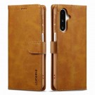 LC.IMEEKE Lommebok deksel for Samsung Galaxy A18 cognac thumbnail