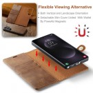 DG.Ming 2-i-1 Lommebok-deksel I Lær Samsung Galaxy S26 Ultra 5G brun thumbnail