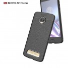 Tech-Flex Deksel lær mønster Motorola Moto Z2 Force Svart thumbnail