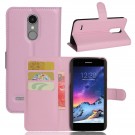 Lommebok deksel for LG K8 lys rosa thumbnail