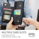 CaseMe Deksel med kortlomme Samsung Galaxy S25+ Plus 5G svart thumbnail