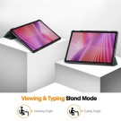 Deksel Tri-Fold Smart til Lenovo Tab Mørk grønn thumbnail