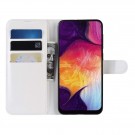 Lommebok deksel for Samsung Galaxy A50/A30s hvit thumbnail