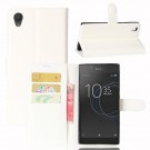 Lommebok deksel for Sony Xperia L1 hvit thumbnail