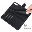 Lommebok deksel for Sony Xperia 10 III svart thumbnail