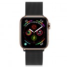 Klokkereim stål Milanese Apple Watch 42/44/45/49mm - Svart thumbnail