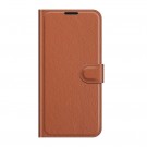 Lommebok deksel for Samsung Galaxy S25 Edge 5G brun thumbnail