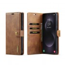 DG.Ming 2-i-1 Lommebok-deksel I Lær Samsung Galaxy S26 Ultra 5G brun thumbnail