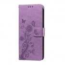 Lommebok deksel for Samsung Galaxy S26 Ultra 5G - Blomster Lilla thumbnail