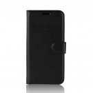 Lommebok deksel for Motorola Moto E6 svart thumbnail