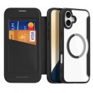 DUX DUCIS Skin X Pro Flip deksel iPhone 16 Plus MagSafe Svart thumbnail