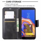 Lommebok deksel for Samsung Galaxy J4 plus (2018) svart thumbnail
