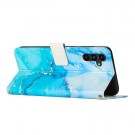 Lommebok deksel for Samsung Galaxy A25 5G blå marmor thumbnail