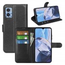 Lommebok deksel for Motorola Moto E22/E22i svart thumbnail