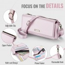Caseme Crossbody telefonveske - Rosa thumbnail