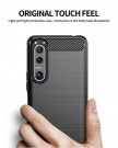 Tech-Flex TPU Deksel Carbon for Sony Xperia 5 III svart thumbnail