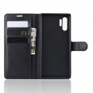 Lommebok deksel for Samsung Galaxy Note 10+ svart thumbnail