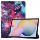 Deksel Tri-Fold Smart til Galaxy Tab S7+ plus/S8+ plus/S7 FE - Galakse thumbnail