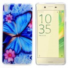 Fashion TPU Deksel for Sony Xperia X  - Butterfly thumbnail