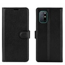 Lommebok deksel for OnePlus 8T svart thumbnail