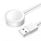 Magnetisk trådløs USB-A Apple Watch Ladekabel hvit thumbnail