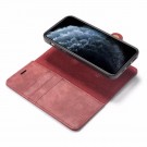 DG.Ming 2-i-1 Lommebok-deksel I Lær iPhone 12/12 Pro rød thumbnail