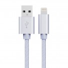 Enkay Hat-Prince 8 Pin Lightning kabel iPhone sølv thumbnail