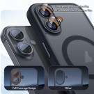 XDcase Frosted TPU Deksel iPhone 17 MagSafe - Svart thumbnail