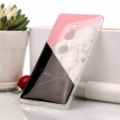 Fashion TPU Deksel for Sony Xperia XZ2 - Rosa/Svart Marmor thumbnail