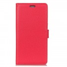 Lommebok deksel for Motorola Moto E5 Plus rød thumbnail