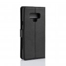 Lommebok deksel for Samsung Galaxy Note 9 svart thumbnail
