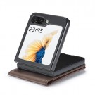 LC.IMEEKE Lommebok deksel for Samsung Galaxy Z Flip 6 5G brun thumbnail