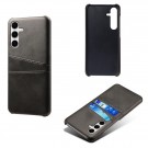 Tech-Flex TPU Deksel med PU-lær plass til kort Galaxy S25 5G svart thumbnail