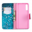 Lommebok deksel for Galaxy A50/A30s - Rosa blomster thumbnail